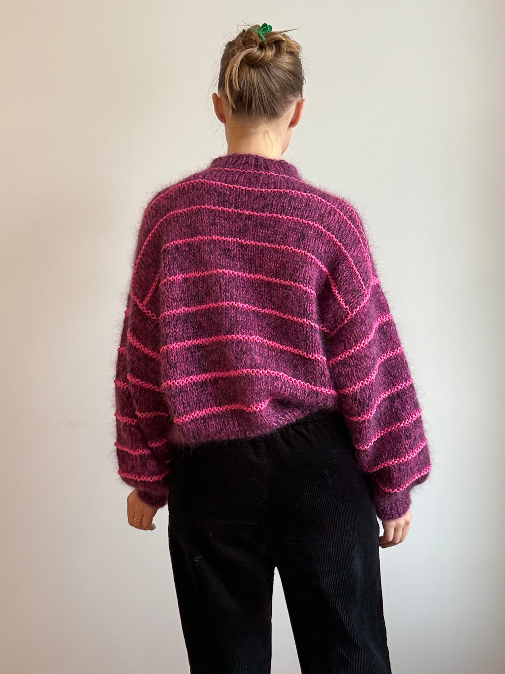 Plum Line Sweater