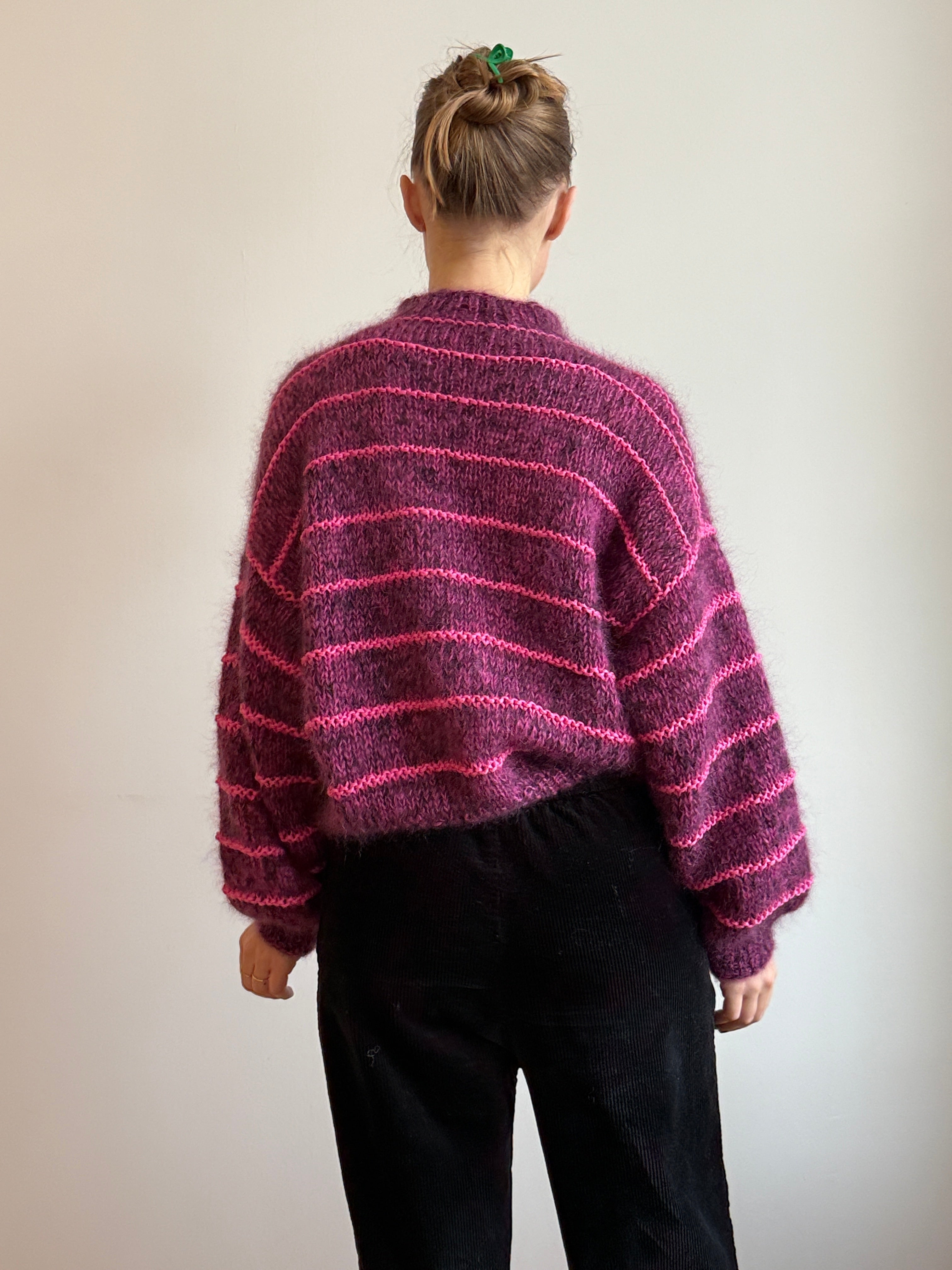 Plum Line Sweater